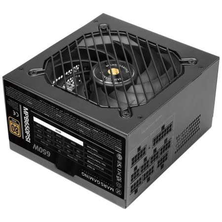 Fuente de Alimentación Mars Gaming MPB650PSI/ 650W/ Ventilador 12cm/ 80 Plus Gold