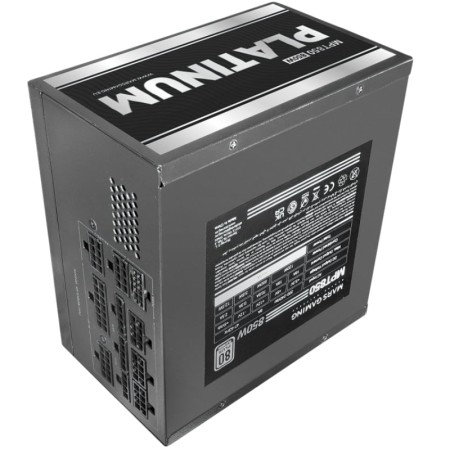 Fuente de Alimentación Mars Gaming MPT850/ 850W/ Ventilador 14cm/ ATX 3.1/ PCIe 5.1/ 80 Plus Platinum/ Negra