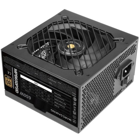 Fuente de Alimentación Mars Gaming MPB650PSID/ 650W/ Ventilador 12cm/ 80 Plus Gold