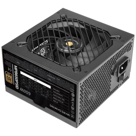 Fuente de Alimentación Mars Gaming MPB650PSID/ 650W/ Ventilador 12cm/ 80 Plus Gold