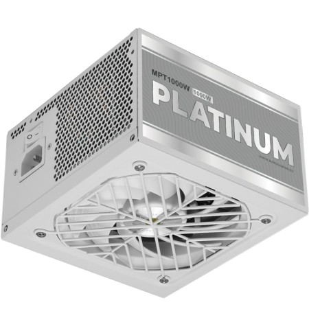 Fuente de Alimentación Mars Gaming MPT1000/ 1000W/ Ventilador 14cm/ ATX 3.1/ PCIe 5.1/ 80 Plus Platinum/ Blanca