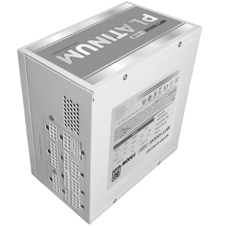 Fuente de Alimentación Mars Gaming MPT1000/ 1000W/ Ventilador 14cm/ ATX 3.1/ PCIe 5.1/ 80 Plus Platinum/ Blanca