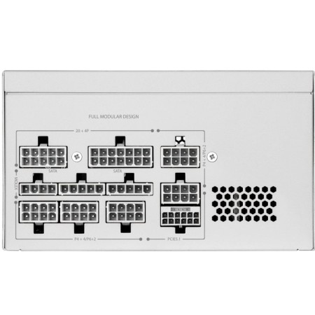 Fuente de Alimentación Mars Gaming MPT1000/ 1000W/ Ventilador 14cm/ ATX 3.1/ PCIe 5.1/ 80 Plus Platinum/ Blanca