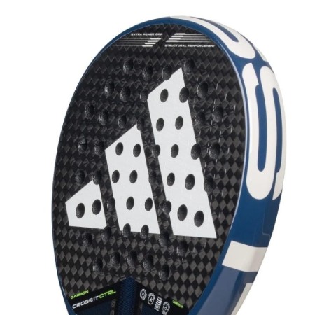 Pala de Pádel Adidas Cross It Carbon Control 3.4 2025/ Azul y Blanca