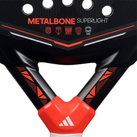 Pala de Pádel Adidas Metalbone Superlight 2026/ Negra y Naranja