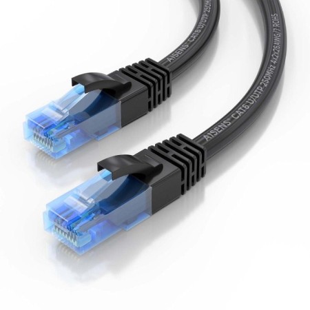 Aisens Cable RJ45 CAT.6 UTP AWG26 CCA Negro 1M