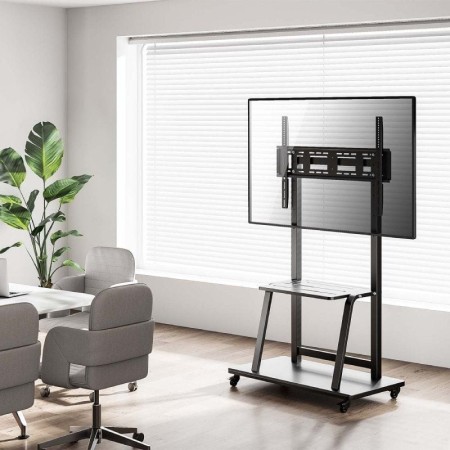Soporte de Suelo con Ruedas Aisens FT100E-231 para TV de 37-100″/ hasta 150kg
