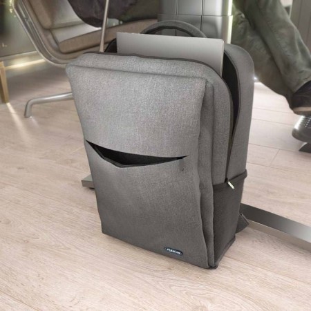 Mochila Aisens ASBG-BP081-GR para Portátiles hasta 17″/ Gris