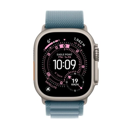 Smartwatch apple watch ultra 3 gps  cellular 49mm natural titanium case blue alpine loop -  l