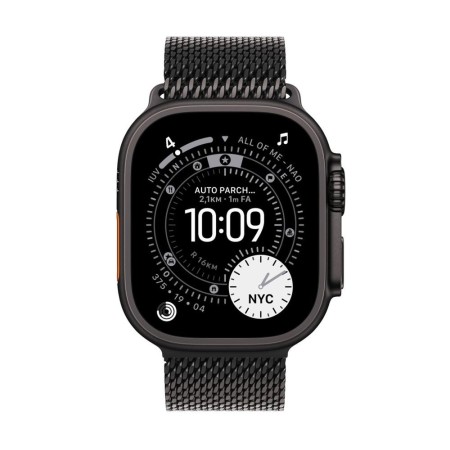 Smartwatch apple watch ultra 3 gps  cellular 49mm black titanium case black titanium milanese loop -  m