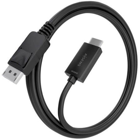 Cable Conversor Aisens A125-0894/ DisplayPort Macho - HDMI 4K Macho/ 2m/ Negro