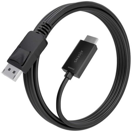 Cable Conversor Aisens A125-0895/ DisplayPort Macho - HDMI 4K Macho/ 3m/ Negro
