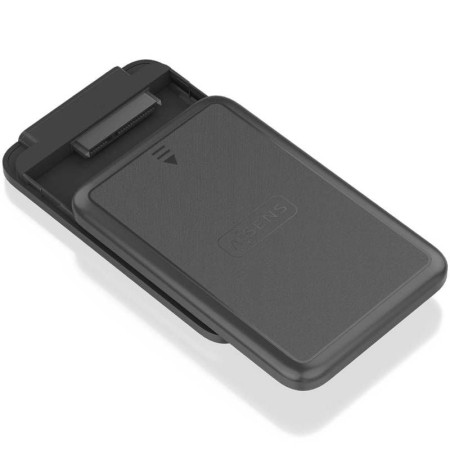 Caja Externa para Disco Duro de 2.5″ Aisens ASE-2519B/ USB 3.1/ Sin Tornillos