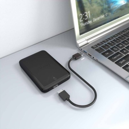 Caja Externa para Disco Duro de 2.5″ Aisens ASE-2519B/ USB 3.1/ Sin Tornillos
