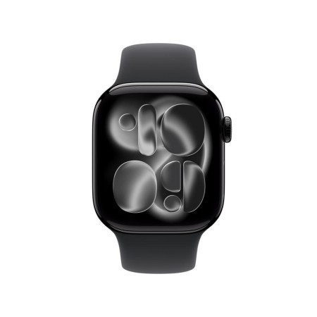 Smartwatch apple watch s11 gps 42mm jet black aluminium case black sport band m - l