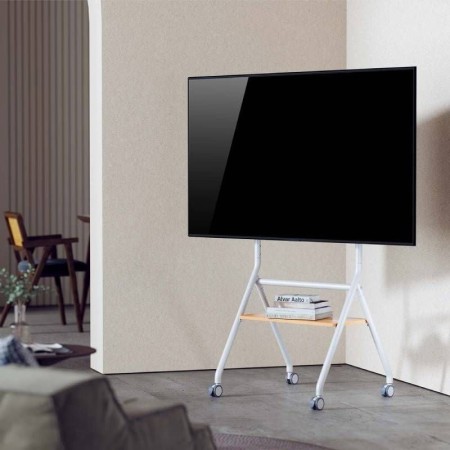 Soporte de Suelo con Ruedas Aisens FT86FE-331 para TV de 37-86″/ hasta 50kg