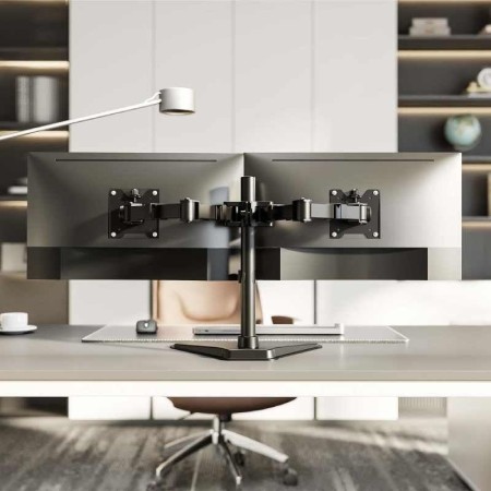 Soporte de Sobremesa para 2 Monitores Aisens DT35TSR-361/ Giratorio/ Inclinable/ hasta 20kg