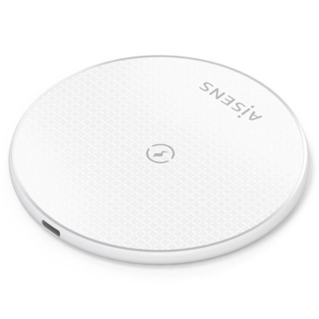 Base de carga Inalámbrica Aisens ASCH-15W1WC057-W/ 15W/ Blanco
