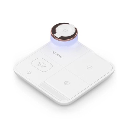 Base de carga Inalámbrica Aisens ASCH-15W4WC061-W/ 15W/ Blanco