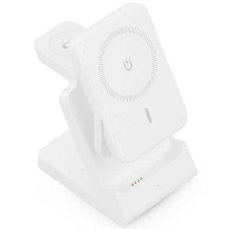 Base de carga Inalámbrica Aisens ASCH-15W4WC063-W/ 15W/ Blanco