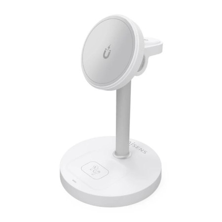 Base de carga Inalámbrica Aisens ASCH-15W3WC065-W/ 15W/ Blanco