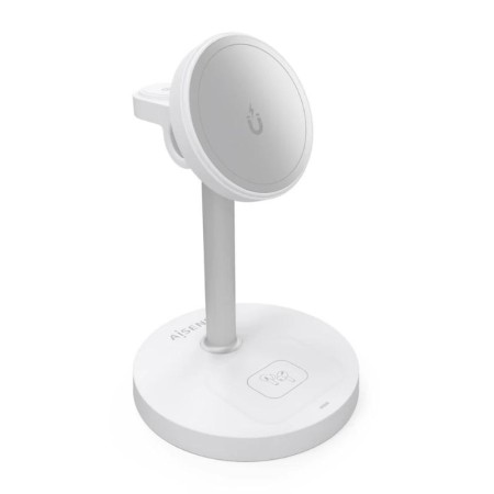 Base de carga Inalámbrica Aisens ASCH-15W3WC065-W/ 15W/ Blanco