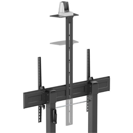 Soporte de Suelo Inclinable con Ruedas y Manivela Aisens FT100TE-403 para TV 60-100″/ hasta 100kg