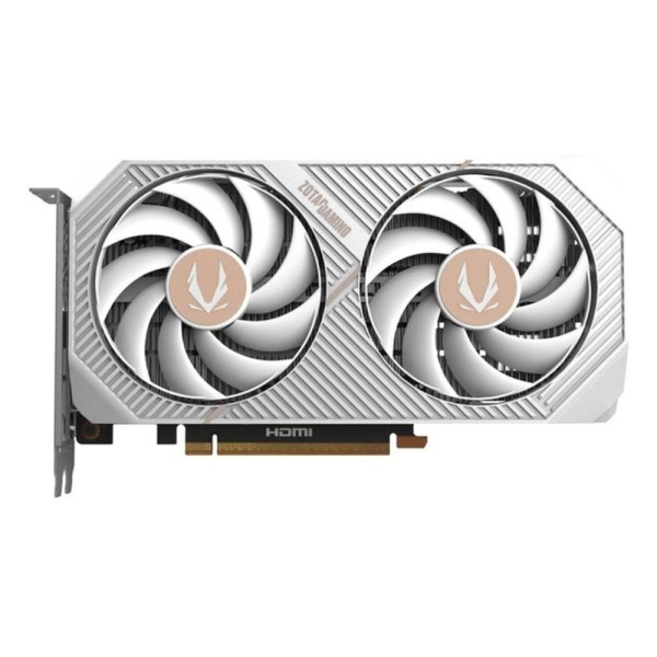 Tarjeta grafica zotac rtx 5060 twin edge oc white 8gb gddr7 -  3x dp -  1x hdmi pci express 5.0