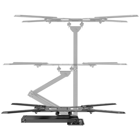 Soporte de Pared Inclinable/ Giratorio Aisens WT65TSE-417 para TV de 23-65″/ hasta 30kg