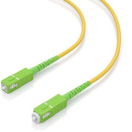 Cable de Fibra Óptica G657A2 3.0 9/125 SMF Aisens A152-0986/ LSZH/ 20m/ Amarillo