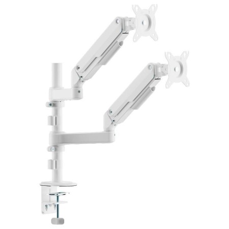 Soporte de Mesa con Contrapeso para 2 Monitores Aisens DT32TSR-441/ Giratorio/ Inclinable/ hasta 9kg
