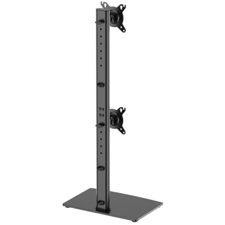 Soporte de Mesa para 2 Monitores Aisens DT34TSR-459/ Giratorio/ Inclinable/ hasta 12kg