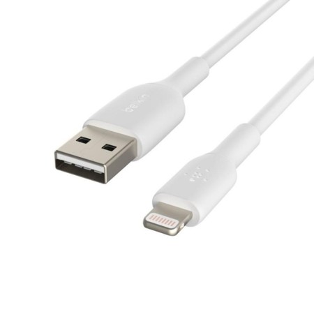 Cable lightning a usb tipo a belkin 2m -  macho - macho -  blanco