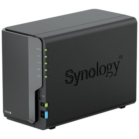 NAS Synology Diskstation DS225+/ 2 Bahías 3.5″- 2.5″/ 2GB DDR4/ 8TB/ Formato Torre