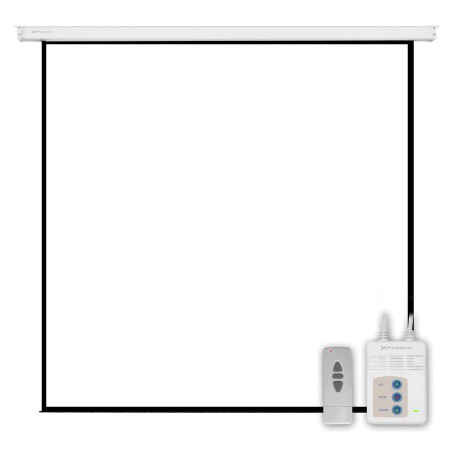 Pantalla electrica videoproyector pared y techo phoenix 135´´ratio 1:1 - 4:3 - 16:9 2.4m x 2.4m posicion adjustable - carcasa bl