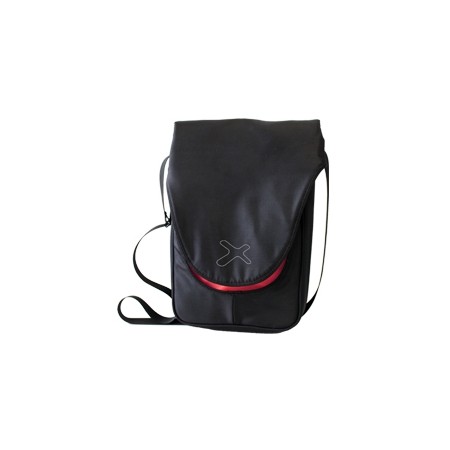 Bandolera o mochila poliester hasta 14 pulgadas negra