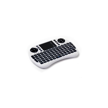 Mini teclado inalambrico wireless 2.4ghz phoenix touchpad multimedia smart tv - tvbox - android tv - color blanco y negro