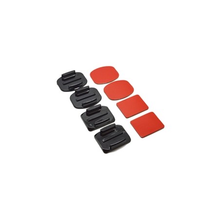Accesorio soporte adhesivo 3m curvos + planos phoenix para camaras sport & gopro hero 4 - 3+ - 3 - 2 - 1 flat and curved adhesiv