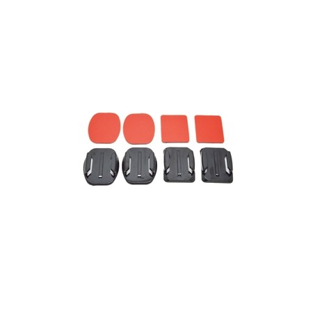 Accesorio soporte adhesivo 3m curvos + planos phoenix para camaras sport & gopro hero 4 - 3+ - 3 - 2 - 1 flat and curved adhesiv