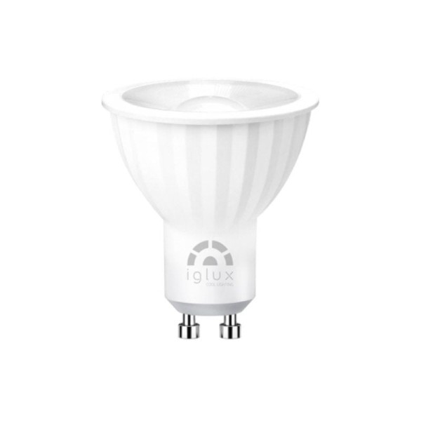 Bombilla Led Iglux XDIM-07120-F V2/ Casquillo GU10/ 7W/ 690 Lúmenes/ 5500K