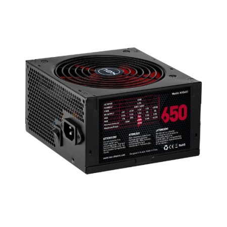 Fuente de Alimentación Nox NX/ 650W/ Ventilador 14cm