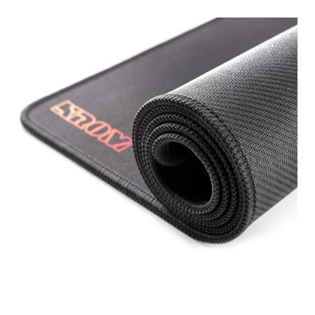 Alfombrilla krom knout xl extended gaming para mouse raton y teclado 850 x 300 x 4 mm.