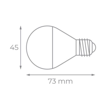 Bombilla Led Iglux XG-0527-F V2/ Casquillo E27/ 5W/ 450 Lúmenes/ 5500K