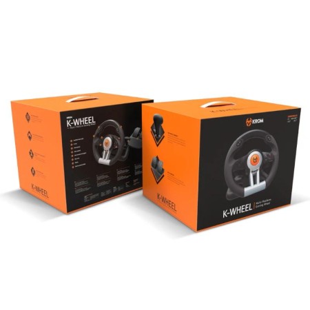 Volante krom k - wheel gaming pc ps3 ps4 y xbox one