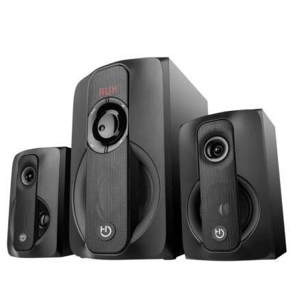 Altavoces hiditec 2.1 multimedia h400 dark edition 80w bluetooth usb sd radio