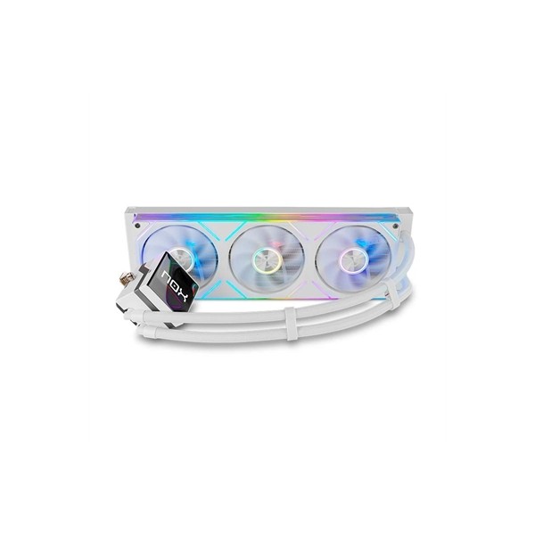 Kit refrigeracion liquida nox hummer m - 360 lcd argb 3x 120mm blanco