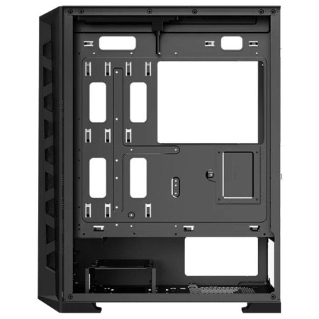 Caja ordenador gaming hiditec mh12 e - atx argb cristal templado negro