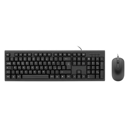 Teclado  mouse coolbox coo - ktr - 02uit negro italiano