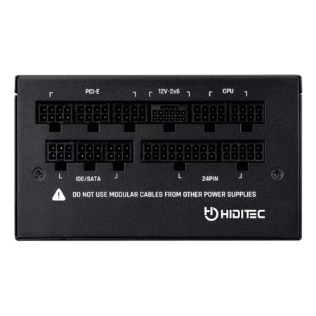 Fuente de Alimentación Hiditec GDX850 V3/ 850W/ Ventilador 14cm/ ATX 3.1/ PCIe 5.1/ 80 Plus Gold