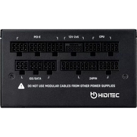 Fuente de Alimentación Hiditec GDX1050 V3/ 1050W/ Ventilador 14cm/ ATX 3.1/ PCIe 5.1/ 80 Plus Gold